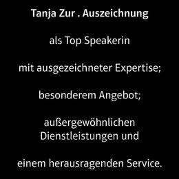 Tanja Zur Auszeichnungen