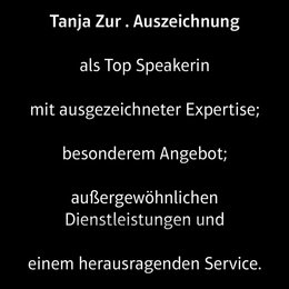 Tanja Zur Auszeichnungen Tanja Zur Auszeichnungen