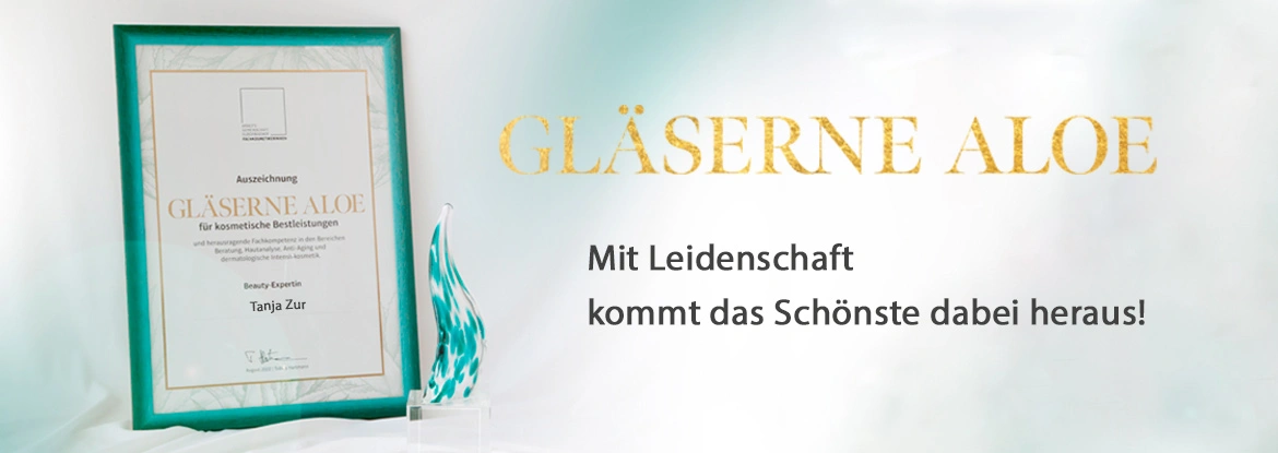 GLÄSERNE ALOE geht an Tanja Zur, Xanten